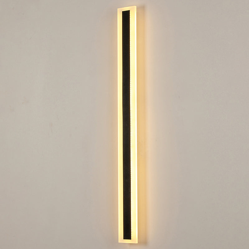 Rechthoek wandlicht moderne stijl led indoor buiten lijn vorm wandlamp armatuur