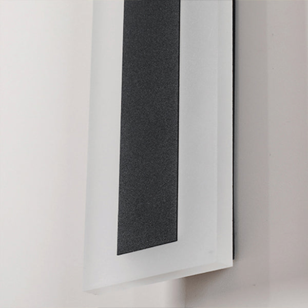 Rechthoek wandlicht moderne stijl led indoor buiten lijn vorm wandlamp armatuur