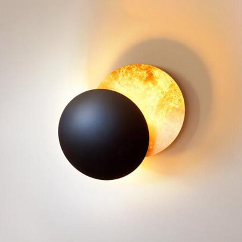 Lampada di scarico rotondo rotabile a filo a filo a filo con appunti di scarico per camera da letto