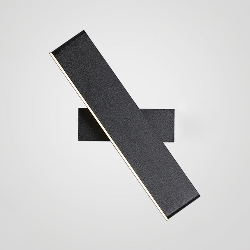 Rotatable kreative schwarze Flush Mount Wandleuchte Einfachheit Leuchte Leuchte