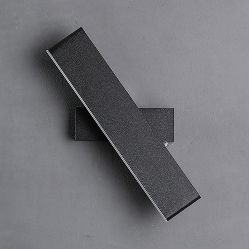 Rotatable kreative schwarze Flush Mount Wandleuchte Einfachheit Leuchte Leuchte