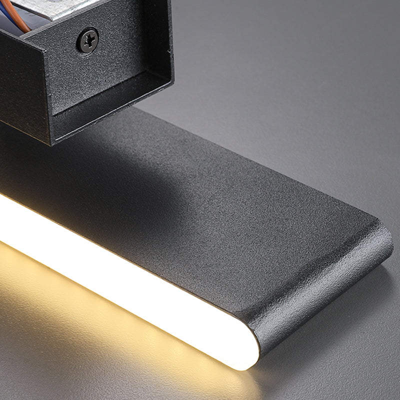 Rotatable kreative schwarze Flush Mount Wandleuchte Einfachheit Leuchte Leuchte