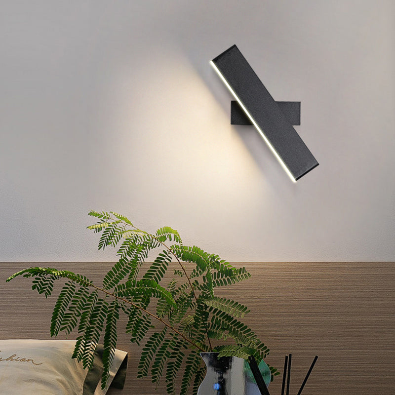 Rotatable kreative schwarze Flush Mount Wandleuchte Einfachheit Leuchte Leuchte