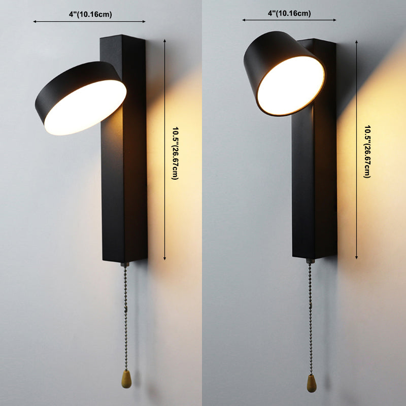 Rotatable LED Reading Lamp Contemporary Simplicity Wall Sconce Light Fixture for Bedroom