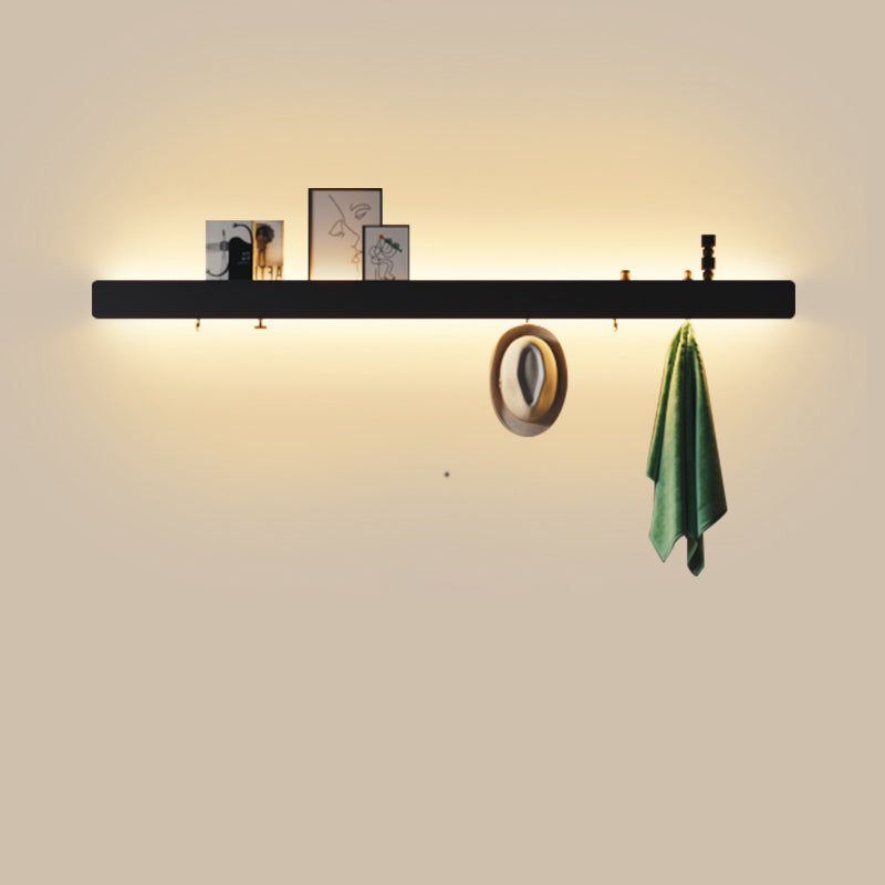 Rechteck Wandleuchte moderne LED -LED -Schlafzimmer -Wandlampenvorrichtung (ohne Ornamente)