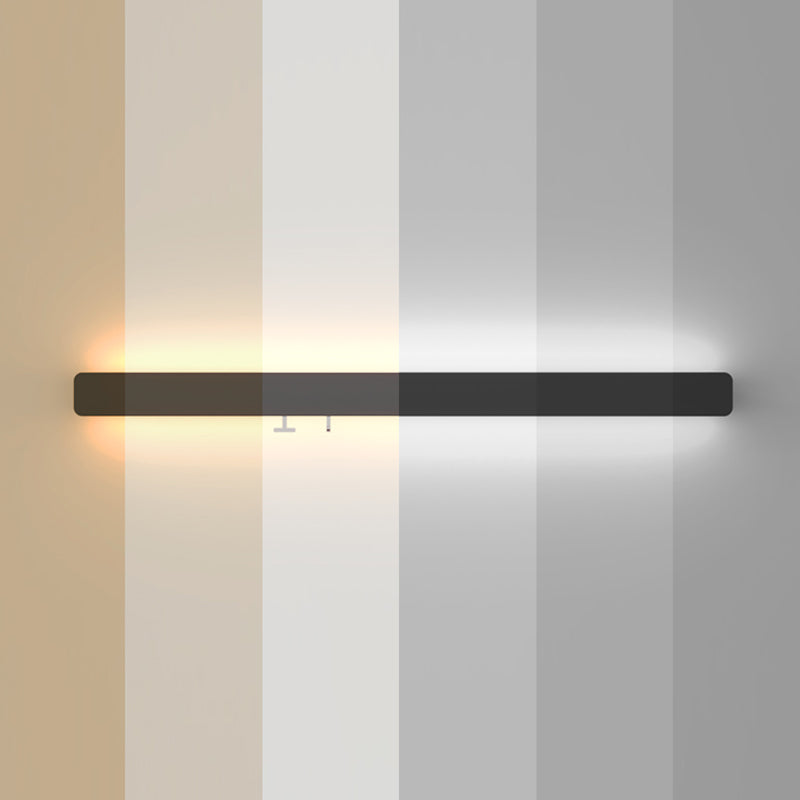 Rechteck Wandleuchte moderne LED -LED -Schlafzimmer -Wandlampenvorrichtung (ohne Ornamente)