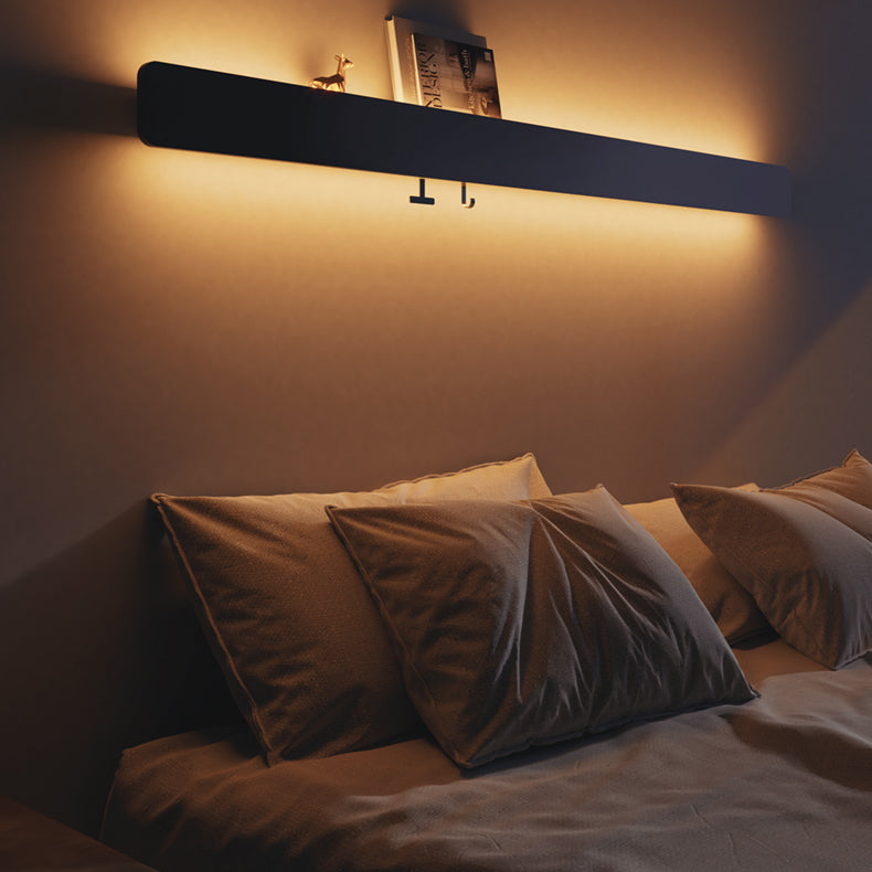 Rechteck Wandleuchte moderne LED -LED -Schlafzimmer -Wandlampenvorrichtung (ohne Ornamente)