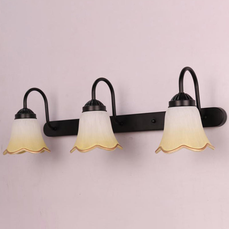 Minimalist Vanity Light Fixtures with Glass Shade for Bathroom Washing Room
