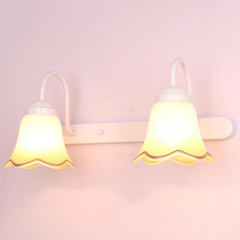 Minimalist Vanity Light Fixtures with Glass Shade for Bathroom Washing Room
