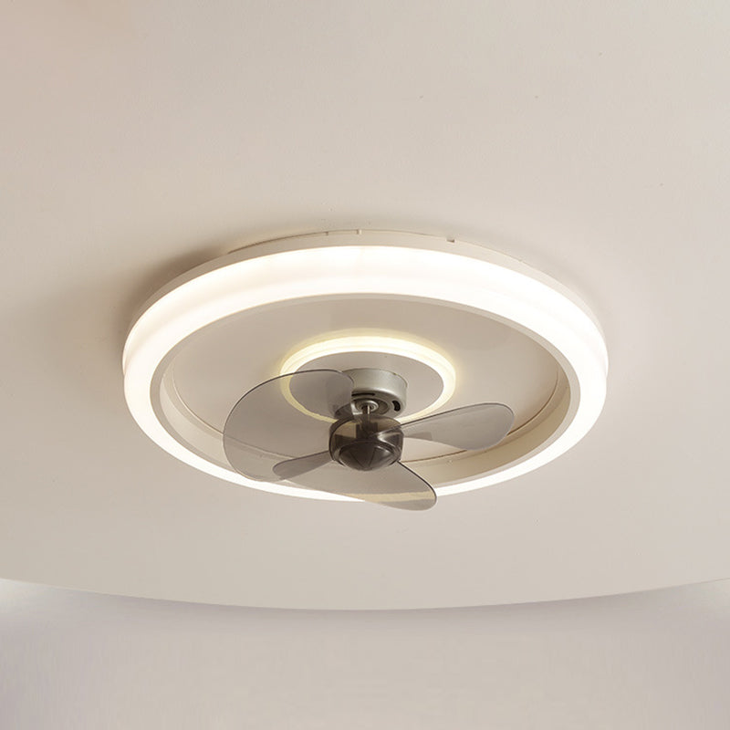 Makkaronringförmige, bündelte Lampe Acryl Schlafzimmer LED Deckenventilator Licht