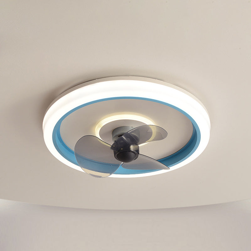Makkaronringförmige, bündelte Lampe Acryl Schlafzimmer LED Deckenventilator Licht