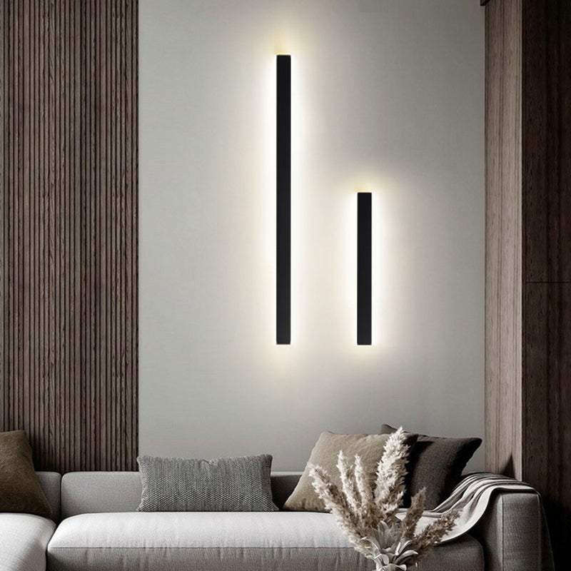 Rectangle Wall Light Modern Style LED Indoor Bedroom Line Wall Lamp Fixture