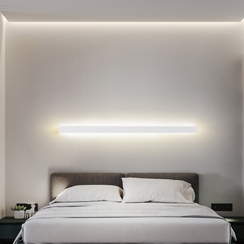 Rectangle Wall Light Modern Style LED Indoor Bedroom Line Wall Lamp Fixture