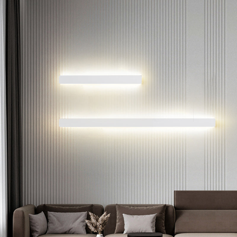 Rectangle Wall Light Modern Style LED Indoor Bedroom Line Wall Lamp Fixture