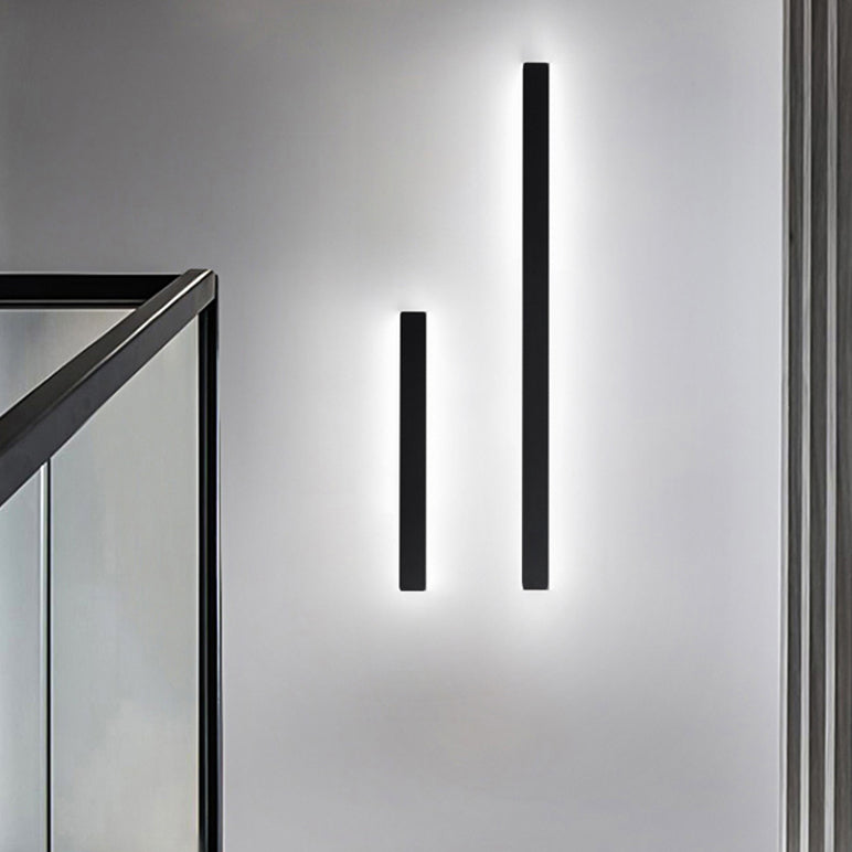 Rectangle Wall Light Modern Style LED Indoor Bedroom Line Wall Lamp Fixture