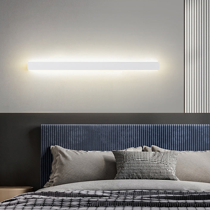 Rectangle Wall Light Modern Style LED Indoor Bedroom Line Wall Lamp Fixture