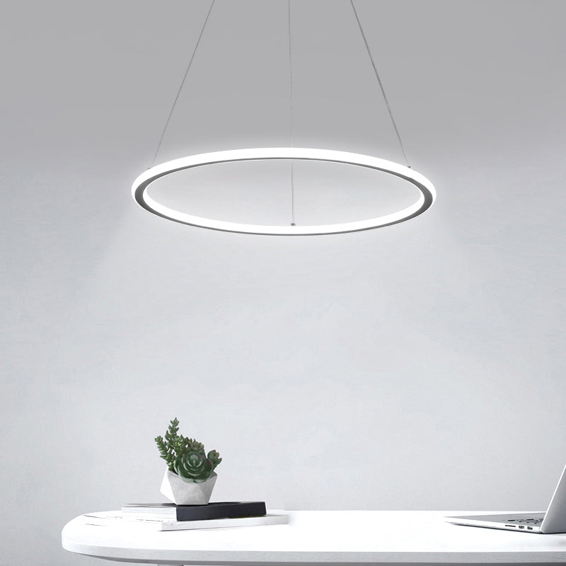 Circle lampadario a pendente Light lampadari moderni per sala da pranzo acrilico