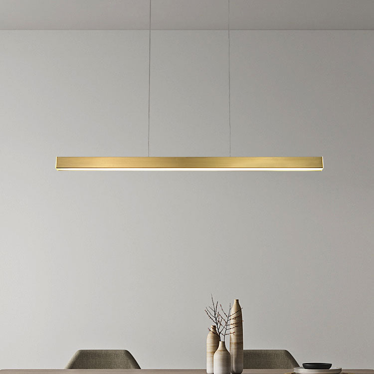 Nórdica característica simple de estilo moderno Led Hanging Island Luz para bar de comedor para el comedor