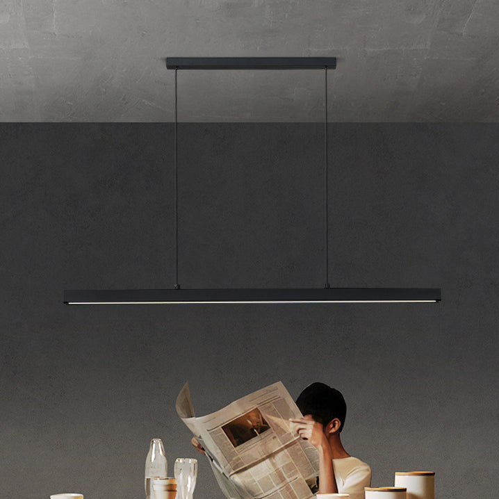 Nórdica característica simple de estilo moderno Led Hanging Island Luz para bar de comedor para el comedor