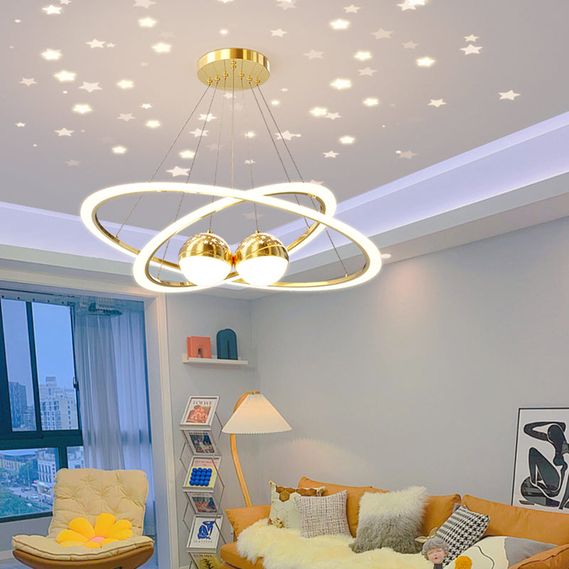 Luz nórdica moderna Luz LED LED LED LEDELIER para el comedor Rala de estar de dormitorio