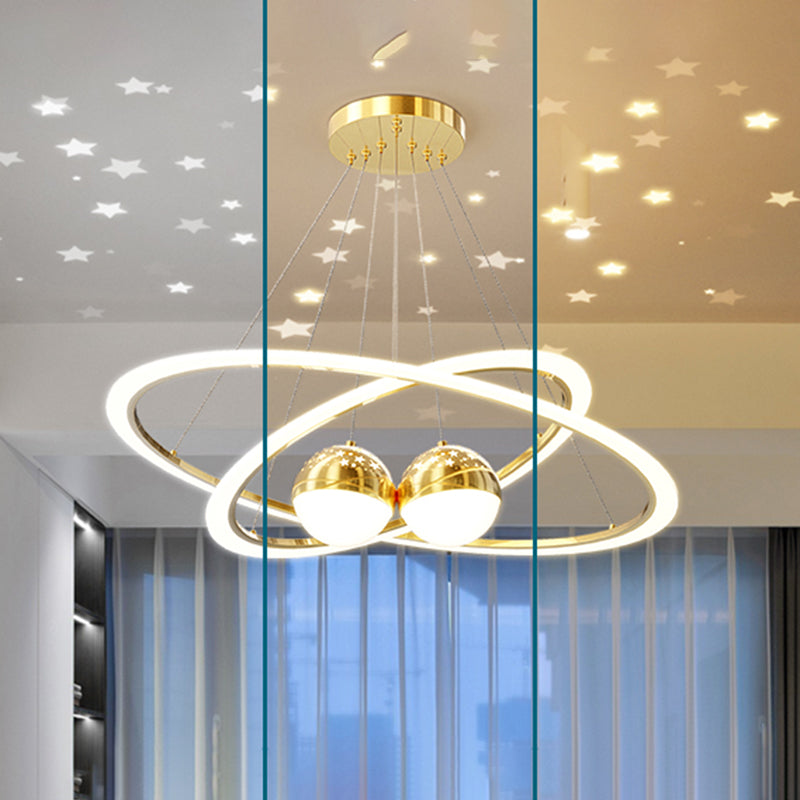 Luz nórdica moderna Luz LED LED LED LEDELIER para el comedor Rala de estar de dormitorio