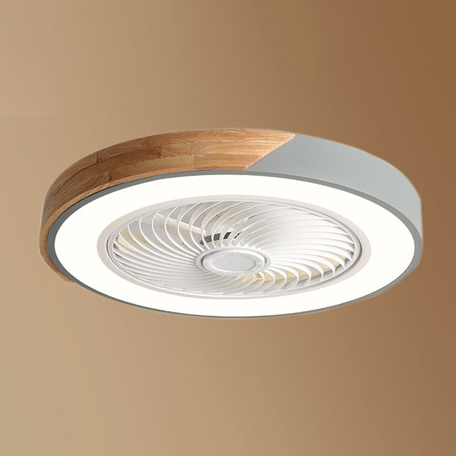 Moderne prägnante LED -Makkaron Deckenlüfter licht schmiedeeiseisen kreisförmige Deckenleuchte mit Acrylschatten