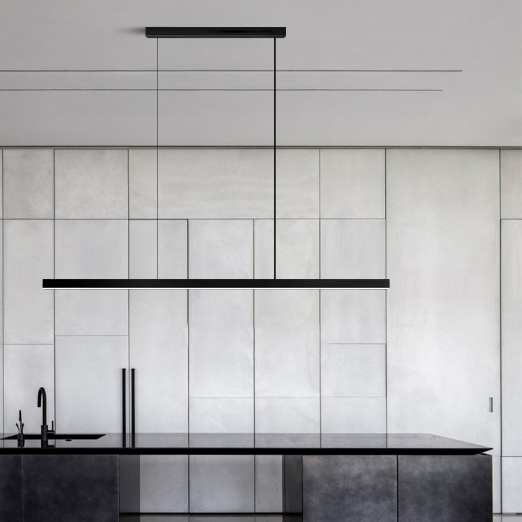 Eenvoudige moderne stijl led hangend eiland hanglamp voor eetkamer kantoorbar studie