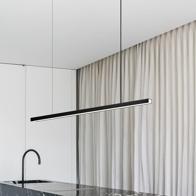 Eenvoudige moderne stijl led hangend eiland hanglamp voor eetkamer kantoorbar studie