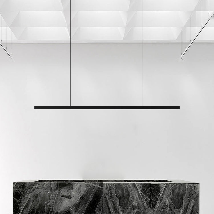 Eenvoudige moderne stijl led hangend eiland hanglamp voor eetkamer kantoorbar studie