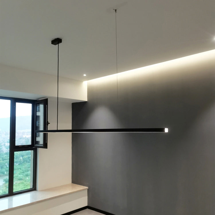 Eenvoudige moderne stijl led hangend eiland hanglamp voor eetkamer kantoorbar studie