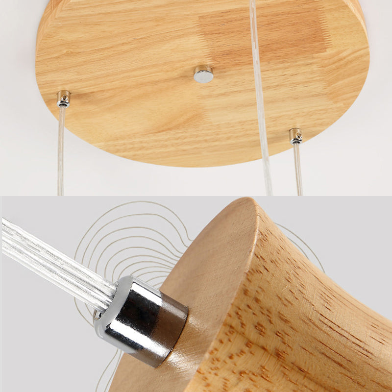 Geometrischer Farbton mehrlächer moderne einfache Glasstil-Deckenleuchten in Braun