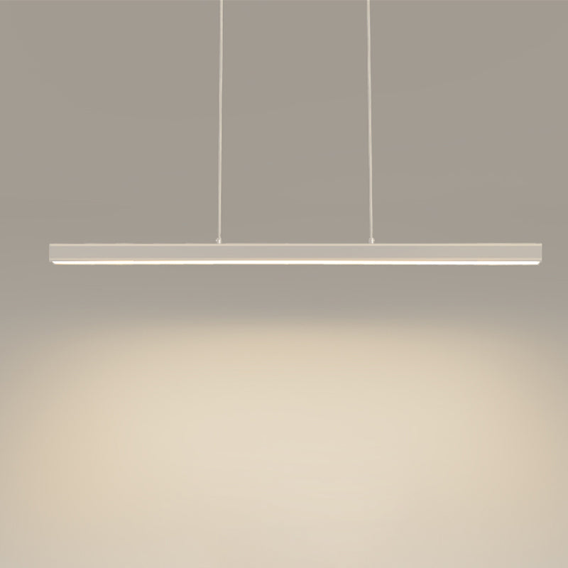 Simple Modern Nordic Style LED Hanging Island Pendant Light for Dining Room Office Bar