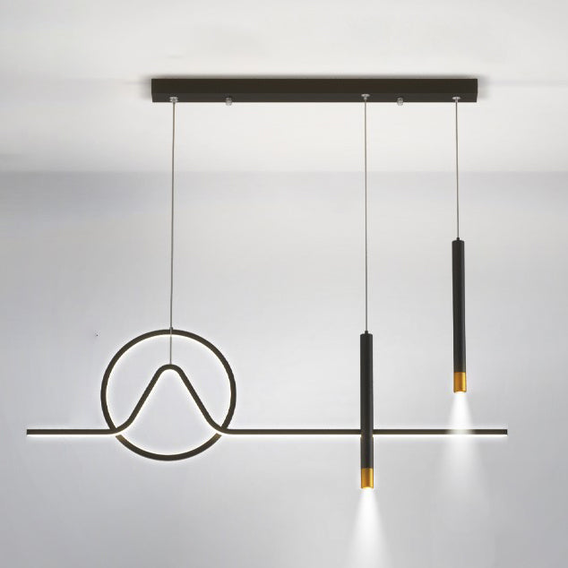 Lampade sospese geometriche Luci a sospensione da cucina contemporanea Metal