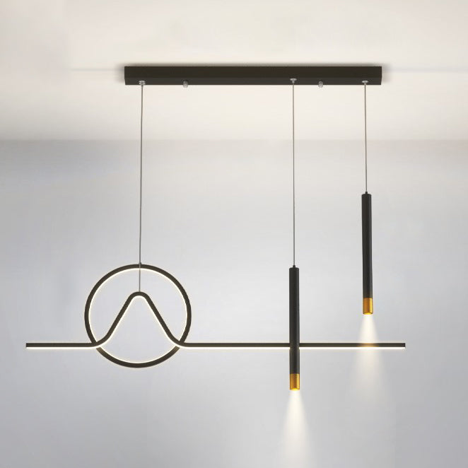 Geometric Hanging Light Fixtures Contemporary Kitchen Pendant Lights Metal