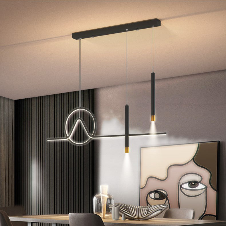 Lampade sospese geometriche Luci a sospensione da cucina contemporanea Metal