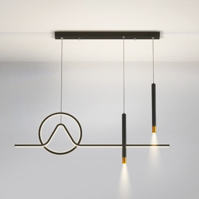 Lampade sospese geometriche Luci a sospensione da cucina contemporanea Metal