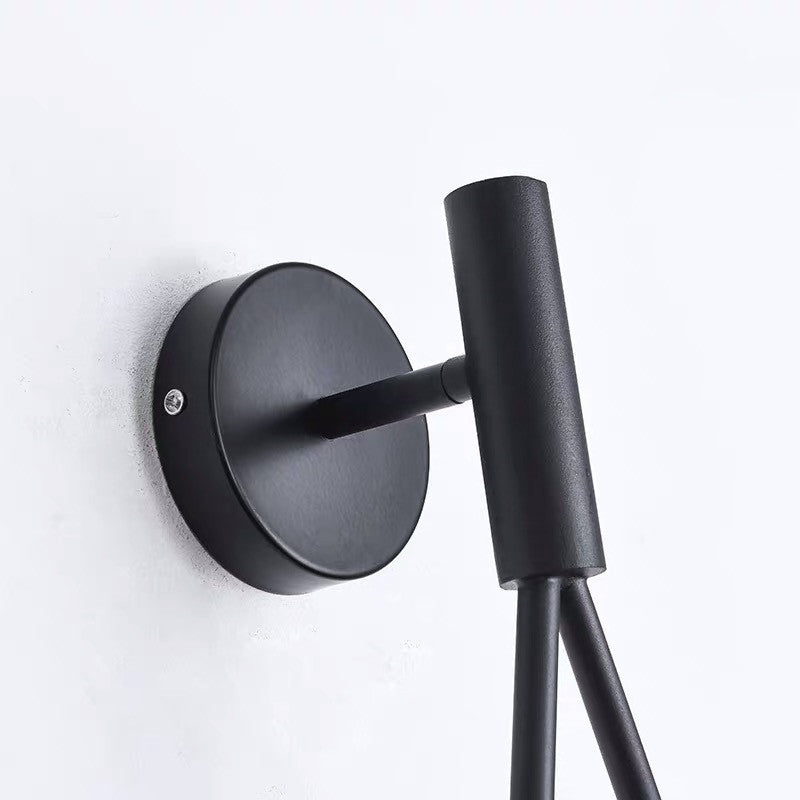 Lampada da parete a parete creativa moderna Lampada bassata a parete da interno con tonalità di vetro