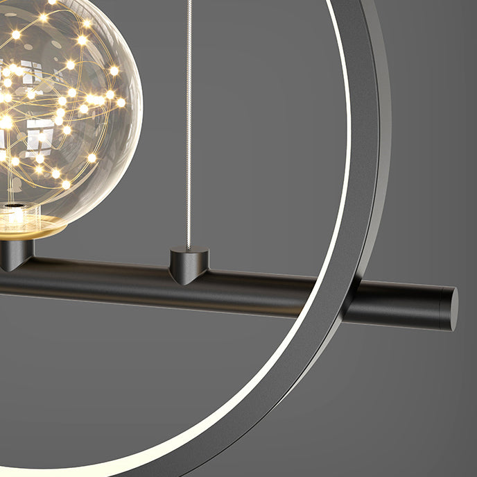 Lampade a sospensione geometrica Modern Kitchen Island Lighting Metal lampadario