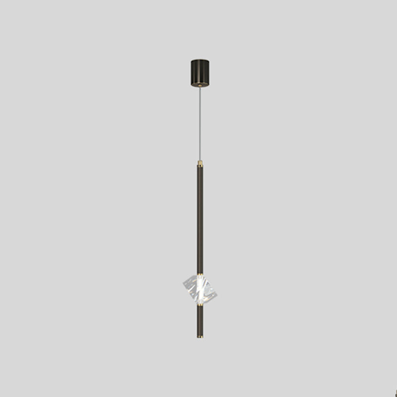 Lampade a sospensione in cristallo chiaro Modern Style Tubo Cluster Luce a sospensione