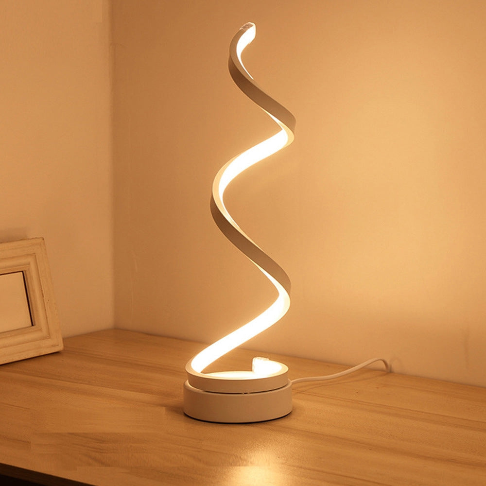 Modern Nightstand Lamps Linear Table Light Metal 1 Light Night Table Lamps