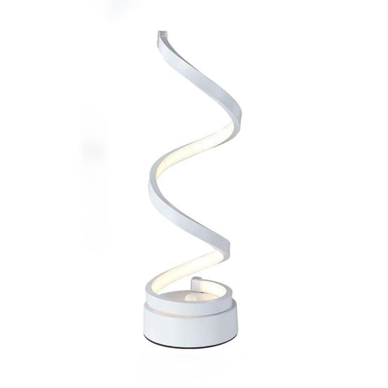 Modern Nightstand Lamps Linear Table Light Metal 1 Light Night Table Lamps