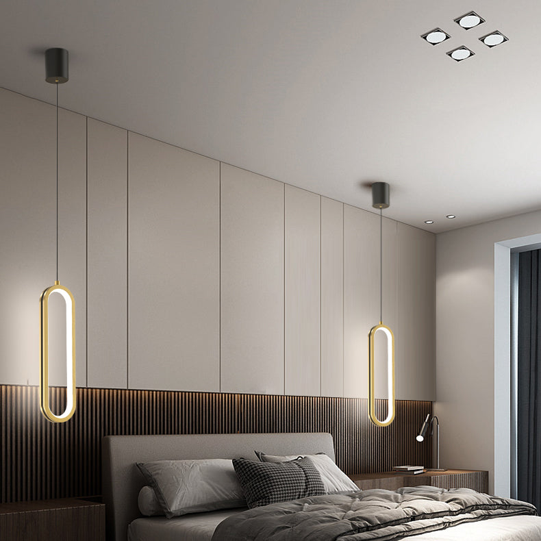 Geometric Suspended Lighting Fixture Modern Pendant Lighting for Kitchen Island