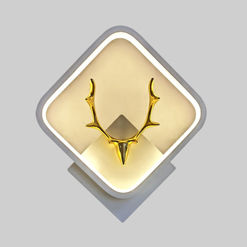 1 luces de sombra lineal matones de pared moderna iluminación de pared led de estilo simple en negro