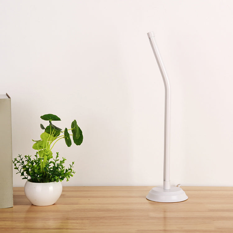 1 Light Linear Nightstand Lamps Modern Bedside Lamps Metal Night Table Lamp