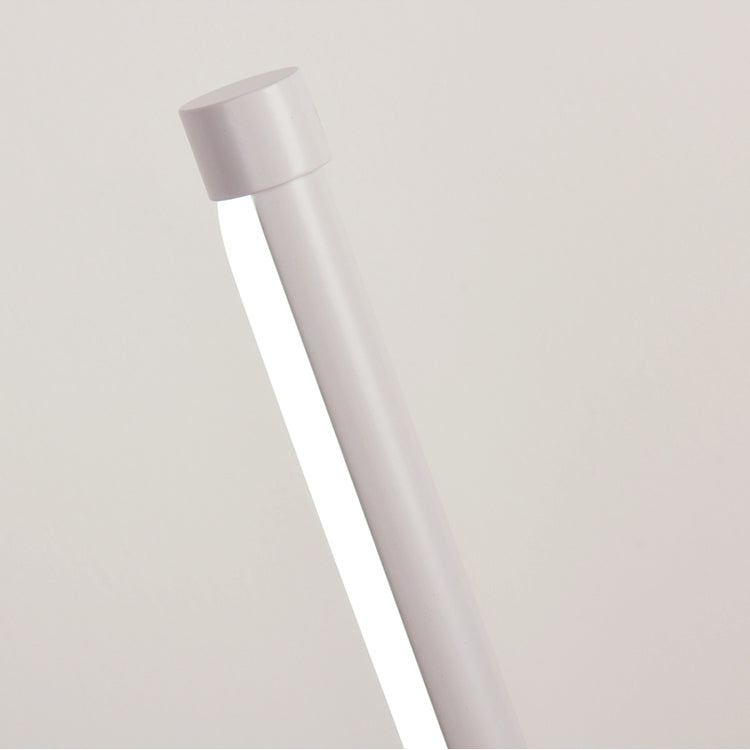 1 Light Linear Nightstand Lamps Modern Bedside Lamps Metal Night Table Lamp