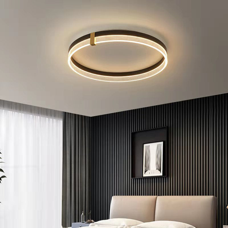 Ring Modern Style Flush Mount Light Fixtures 1-Light Acrylic Led Flush Ceiling Lights