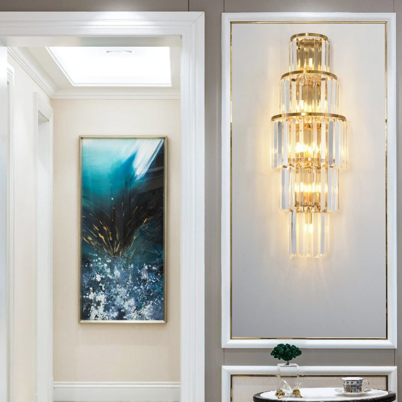 Crimorary Crystal Mur Galce Gold Semiccle Murd Mur Murd Murned pour chambre à coucher