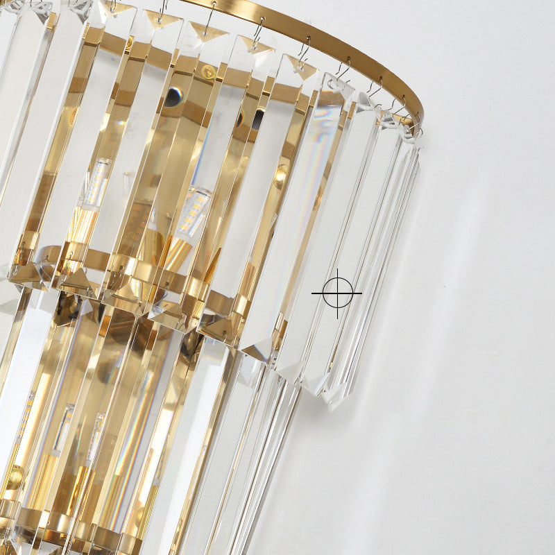 Crimorary Crystal Mur Galce Gold Semiccle Murd Mur Murd Murned pour chambre à coucher