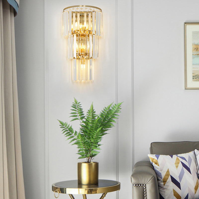 Crimorary Crystal Mur Galce Gold Semiccle Murd Mur Murd Murned pour chambre à coucher