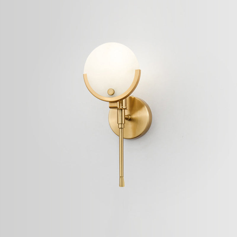 Lampes murales en métal mural mural contemporain à 1 lumière pour le salon